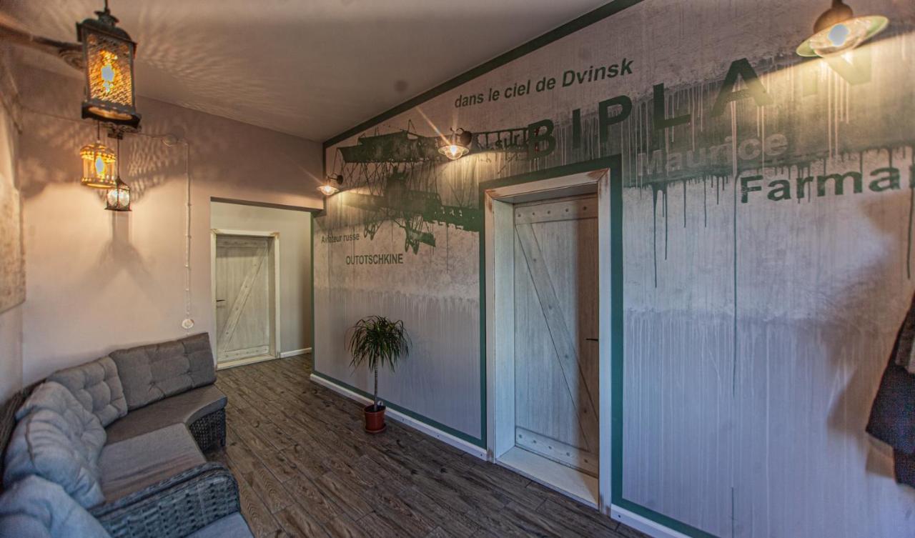 Biplan Hotel Daugavpils Esterno foto